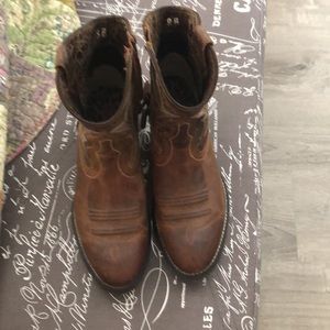 Cowboy above ankle boots